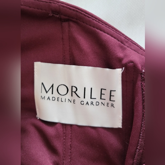 Mori Lee Bridesmaid Dress | Style 21611 | Bordeaux - Picture 6 of 14